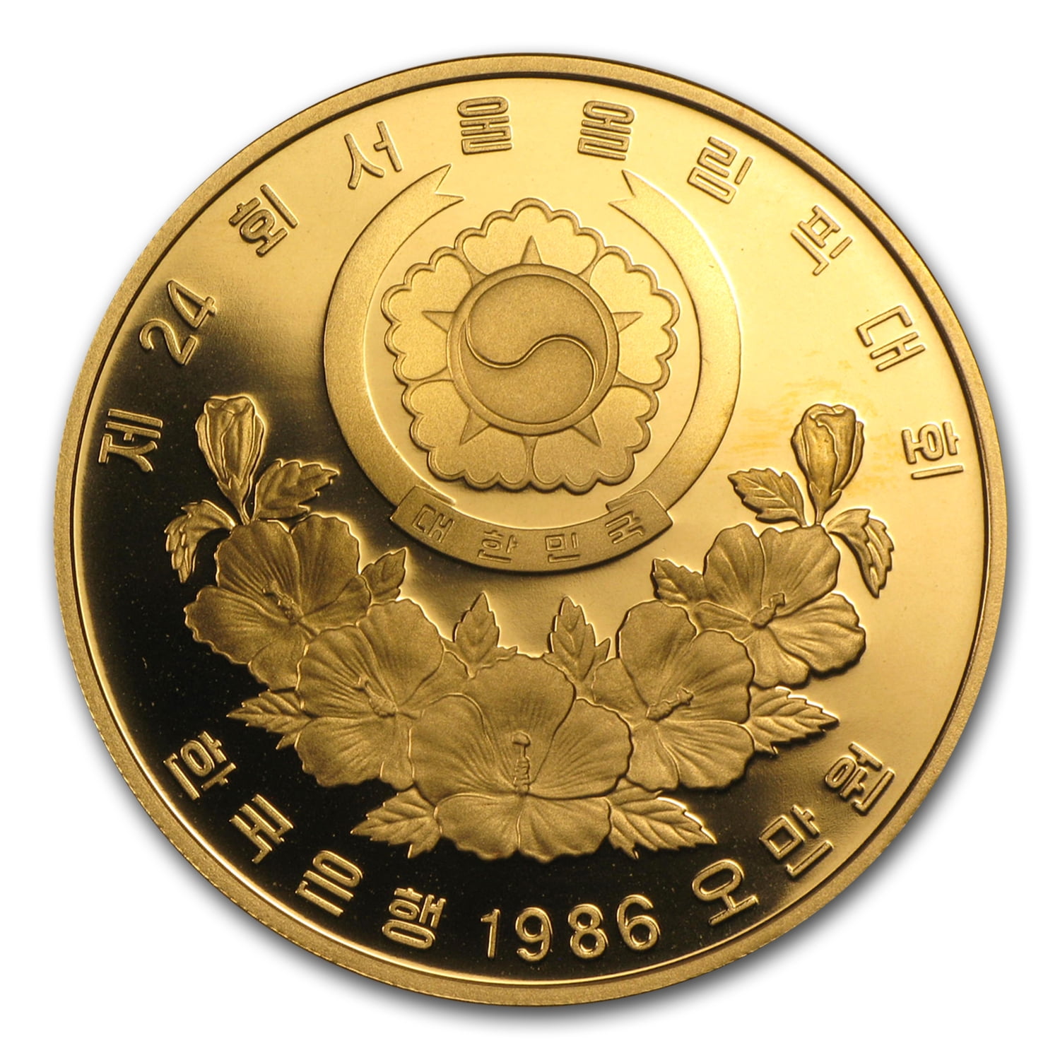 South Korea 1 oz Gold 50,000 Won Olympic Proof (Random Year