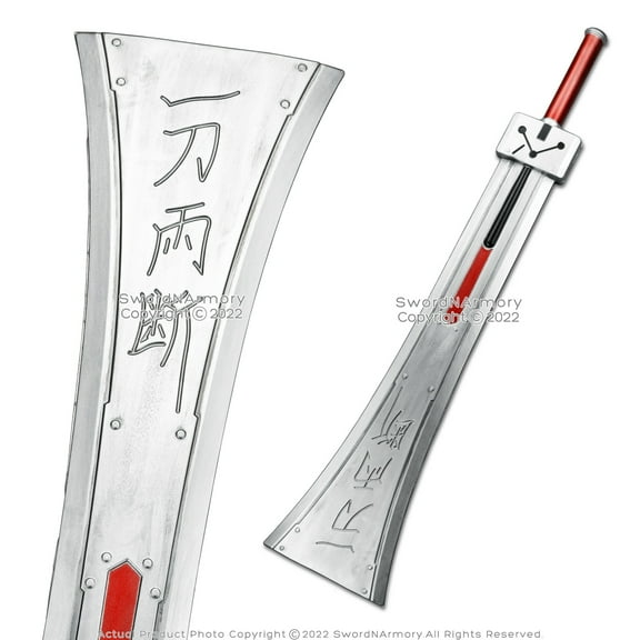 40” Hardedge Broad Great Sword Cloud Fantasy Video Game Cosplay