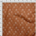 thumbnail image 3 of oneOone Cotton Poplin Fabric Tree & Giraffe Block Print Fabric BTY 56 Inch Wide, 3 of 4