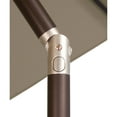 thumbnail image 4 of Simply Shade Catalina Octagon Push Button Tilt Umbrella in Bronze/Jockey Red, 4 of 7