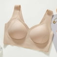 thumbnail image 3 of MEICHEN Full Cup Push Up Bras for Women Wireless Supportive Anti Sagging Underwear Solid Everyday Bras Summer Essentials Fall Fashion Clothes, 3 of 5