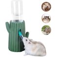thumbnail image 3 of Botella de agua a prueba de fugas de cactus, tazón de cerámica para alimentos, soporte universal para botellas de agua, soporte para conejos, hámsteres, cobayas y otros animales pequeños., 3 of 5