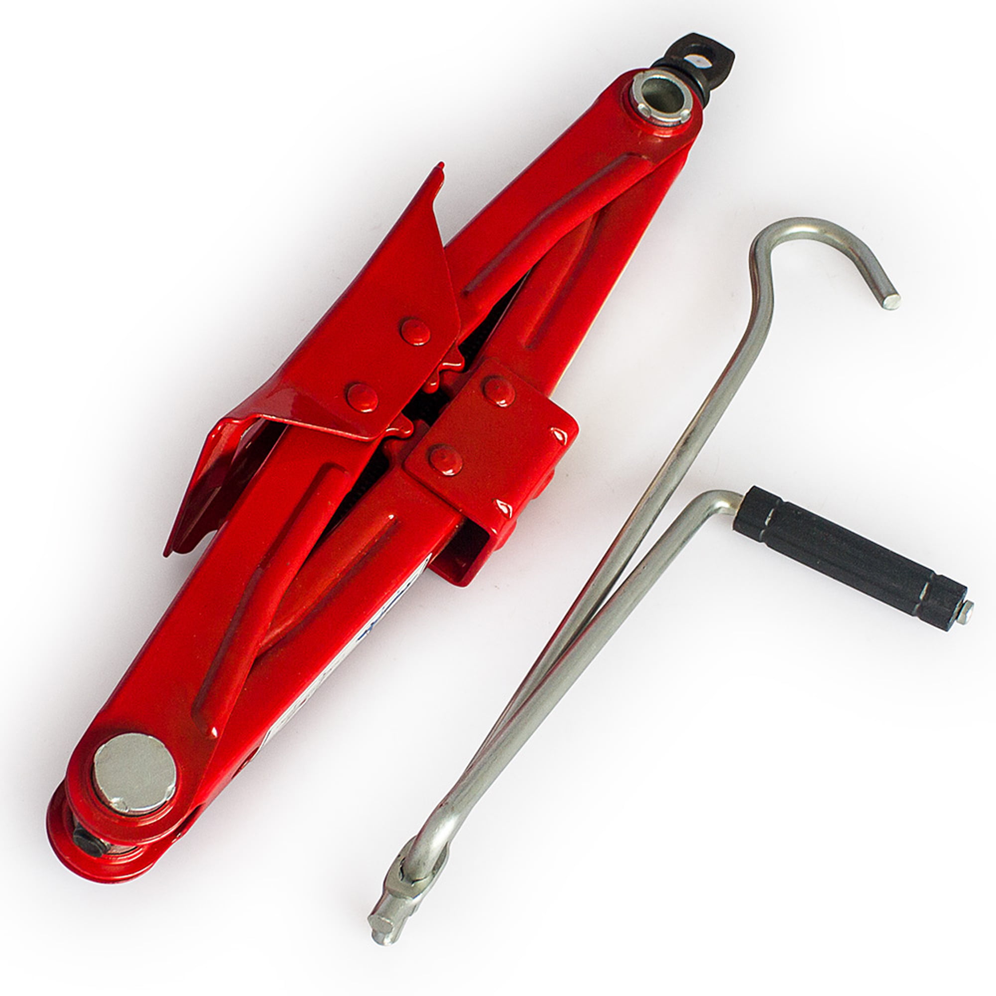 New 1 Ton Tonne Scissor Jack Lift Wind Up For Car Van Garage Home Emergency Tool