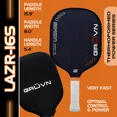 thumbnail image 2 of GRÜVN LAZR-16S Pickleball Paddle - Blue, 2 of 5