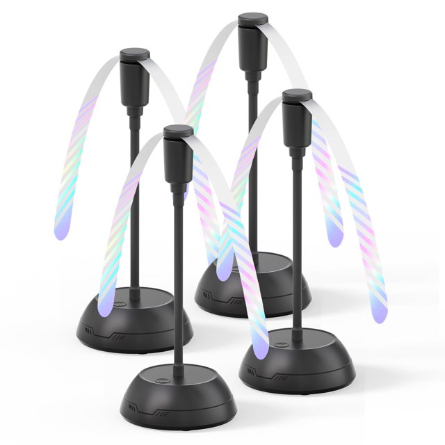 Fan Food Fan Edvision Table AA, funciona con pilas negras, paquete de 4