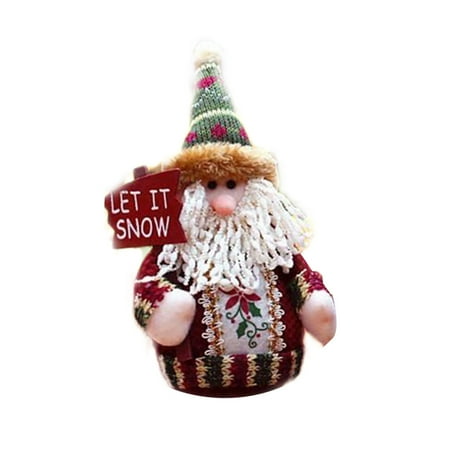 - Christmas Decor Doll Standing Toy Ornament Decorations for Home Indoor Table