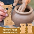 thumbnail image 3 of QHUDLV Pottery Foot Shaper Tools,7PCS Trimming Set,Clay Sculpting, 3 of 9