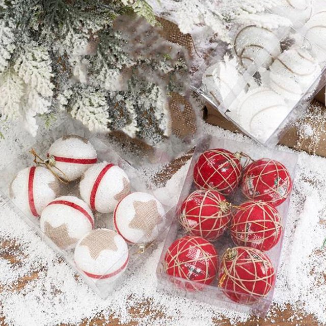 Fiudx Bolas Navideñas Irrompibles, Adornos Colgantes Multicolores, Diseño de Plástico Ecológico, Seguras para Mascotas y Familias, Perfectas para Decorar Árboles y Fiestas Navideñas, Juego de 6 Pieza