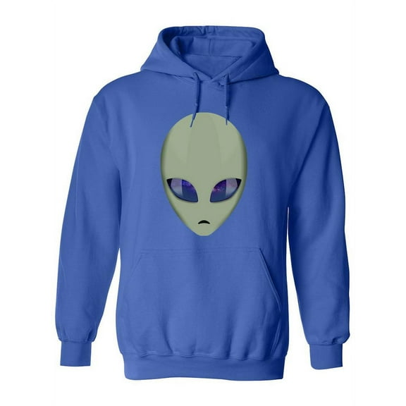 Alien With Space Eyes Hoodie Women -SPIdeals Designs, Female 4X-Large