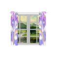 thumbnail image 3 of MKHERT Unicorn Blackout Window Curtain Kitchen Curtain 26x39 inch, 2 Panels, 3 of 3