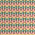 thumbnail image 1 of Muted Colors Fabric by the Yard, Repetitive Illustration of Nested Rhombuses Lattice in Colorful Style, Upholstery Fabric for Dining Chairs Home Decor Accents, Pink Seafoam by Ambesonne, 1 of 4