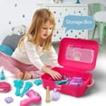 thumbnail image 6 of GLUAAE Girls Pretend Play Makeup Set for Children, Kids Make it up for Little Girls Princess Toys for Toddlers Girl 3+ Year Old, 6 of 8