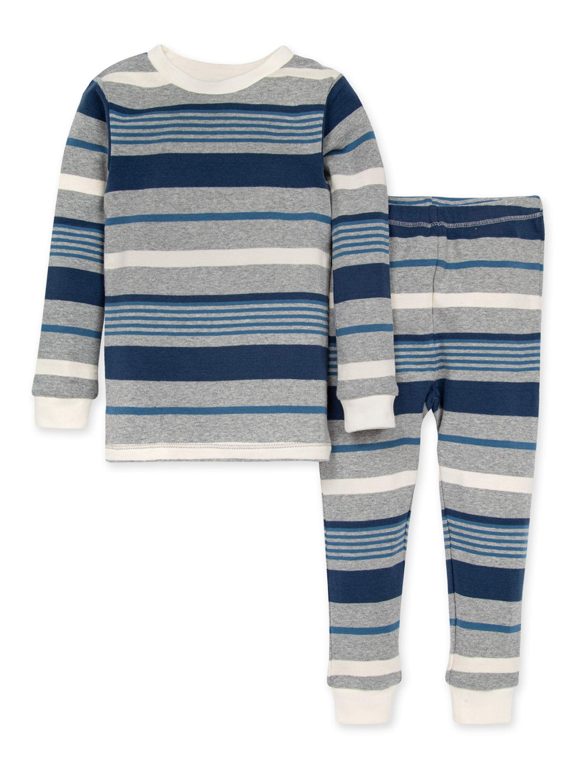 Burt's Bees Baby Boy & Toddler Boy Long Sleeve Snug Fit Organic Cotton