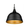 thumbnail image 4 of Rebel 2-Light Pendant in Matte Black and Matte Black, 4 of 5