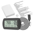 thumbnail image 1 of Incubadora De Huevos Digital Termómetro Higrómetro 0 ~ 50 Grados Celsius Alarma Automática Reptil Caja Para Mascotas Incubadora Termómetro De Incubación De Huevos Negro Minnieouse  PT000794-00, 1 of 6