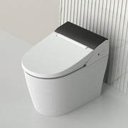 VOVO STYLEMENT TCB-8100B Smart Toilet, Bidet Toilet, One Piece Toilet with Auto Dual Flush, UV LED Sterilization, Heated Seat, Warm Water and Dry, Made in Korea