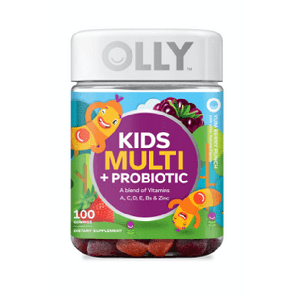 OLLY Kids Multi + Probiotic Vitamin Gummies with Zinc, 100 ct Walmart