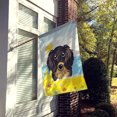 thumbnail image 2 of Caroline's Treasures BB2081CHF Longhair Black and Tan Dachshund Summer Beach Flag Canvas House Size , Large, multicolor, 2 of 4