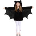 thumbnail image 1 of Traje de murciélago de lana para niños Traje de murciélago volador difuso para niños prenda exterior superior negro Zhivalor  CPB-SSW609-2, 1 of 5
