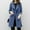 Navy, variant on Black and Friday Clothing Sales Idoravan Woolen Coat for Women Women's Winter Fashion Casual Jacket Casual Outwear Cardigan Slim Coat Overcoat Khaki S