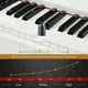 Sonart 88 Touches Clavier Piano Numérique Pondéré W / Soutenir Pédale Blanc – image 4 sur 10
