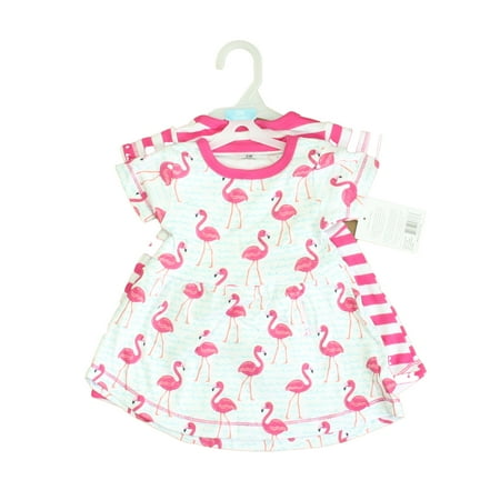

Pre-owned HB Girls Pink | White Flamingos Dress size: 0-3 Months