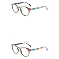 thumbnail image 4 of Sonducket Gafas redondas ligeras y de moda para mujer, para lucir gafas negras de arcoíris, montura de cristal IS031C9 IS031C9 2Conjunto, 4 of 6