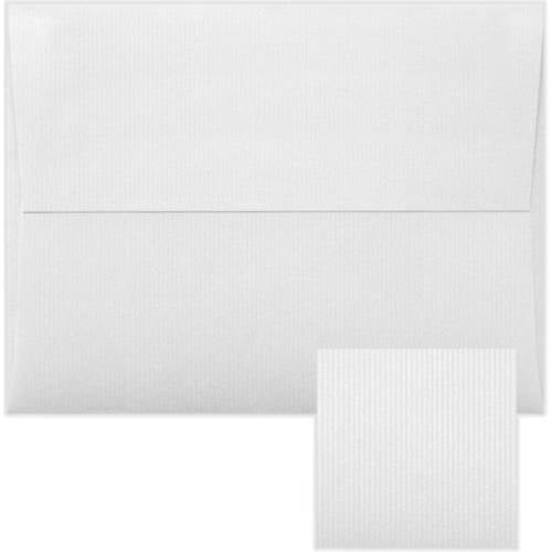 A6 Envelopes w/Peel & Press (4 3/4 x 6 1/2) - White Groove (1000 Qty.)
