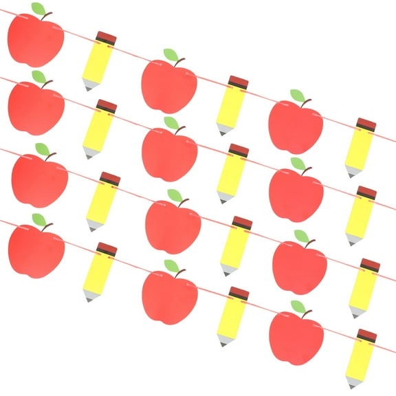 Tineasur Back-to-School Party Banners Assorted Color Paper Decorations for Welcome Events