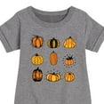 thumbnail image 3 of Instant Message - Fall - Pumpkin Mania - Toddler & Youth Girls Fleece Dress, 3 of 6
