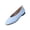 Light Blue #053, variant on Flat Shoes for Women 2026 Casual Square Toe Slip On Casual Ballet Flats Comfortable Ballerina Business Soft Walking Shoes, 37