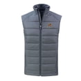 thumbnail image 2 of Men's Cutter & Buck Steel Toledo Mud Hens Evoke Hybrid Eco Softshell Recycled Full-Zip Vest, 2 of 3