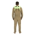 thumbnail image 6 of Star Wars Mandalorian Baby Yoda Mens Onesie Pajama Costume, Grogu, Size: XL, 6 of 6