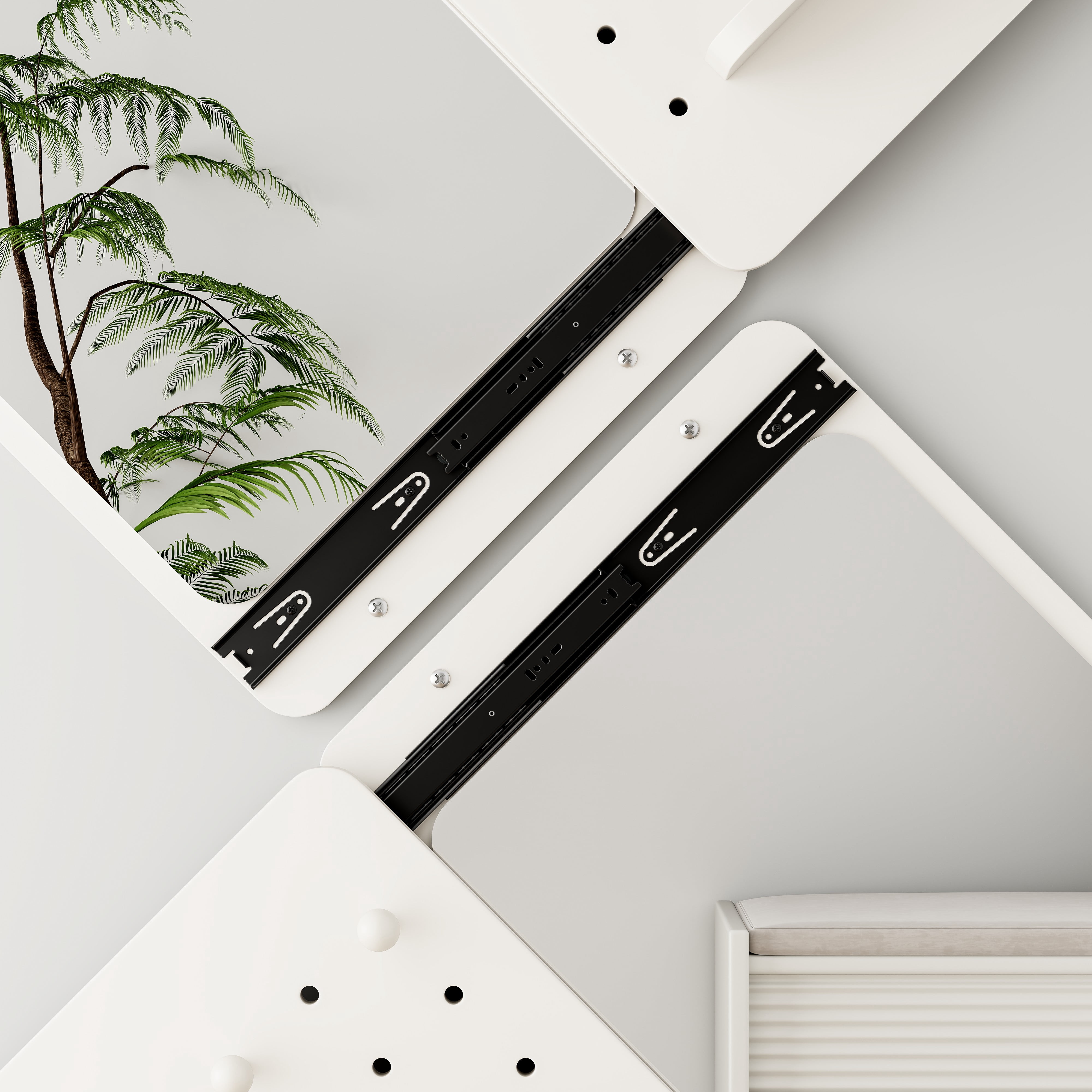 Leumius Wall Mounted Full Length Mirror,Full Body Mirror with Shelf,Multifunctional Wall Mounted Mirror with Hideable mirror for Entrance,Bedroom,Living Room,White