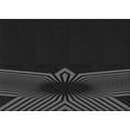 thumbnail image 1 of Ahgly Company Machine Washable Indoor Rectangle Transitional Night Black Area Rugs, 2' x 4', 1 of 7