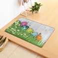 thumbnail image 4 of Vikakiooze Easter Day Door Mat - Front Door Mat - Bath Rug Super Absorbent Quick Dry - Rubber Backing Non Slip Washable Bathroom Floor Mats -Green 16x24 IN, 4 of 8