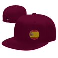 thumbnail image 4 of DouZhe Flat Brim Cap Snapback Hat, Espagnol Drapeau Espagnol Imprime Casquette de Baseball Adulte Rouge Réglable, 4 of 6