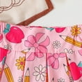 thumbnail image 5 of JLMSPLWG Girls Romper 80s Outfits Fall Girls Outfit Cute Outfits for Girls 10-12 2t Girl Outfits Onesies Boys 24 Months Clothes, Pink 3-4 years, 5 of 7