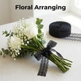 thumbnail image 4 of AK-Trading Floral Lace Ribbon 1 Inch x 10 Yards for Crafts and Decoration- Black, 4 of 11