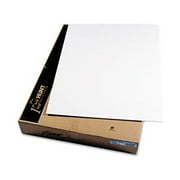 CFC-Free Polystyrene Foam Board 30 x 40, White Surface and Core, 25/Carton