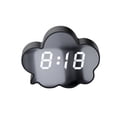 thumbnail image 1 of Vwrxbz Cloud Shape LED Alarm Clock Large Screen Digital Clock with Temperature Display Voice Activated Bedside Clock, 1 of 9