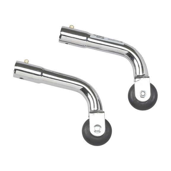 Drive Medical Anti Tippers with Wheels, 1 Pair