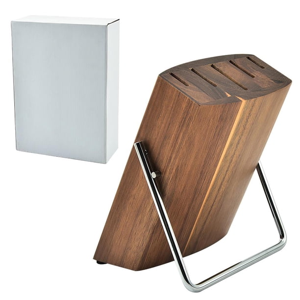 Advancent Portacuchillos de con 5 ranuras, soporte para cuchillos de cocina que ahorra espacio, bloque de almacenamiento de cuchillos Cocina y Comedor Advancent HA021227-00