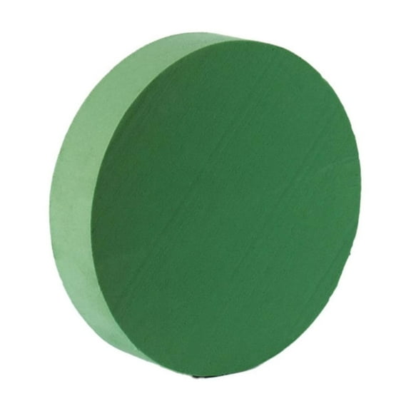 Piwvid 6PCS Floral Foam Round Blocks, Large Wet and Dry Green Foam for Artificial and Fresh Flower Arrangement,Flower Foam Blocks for Wedding Party Decorations (3 Size Options)