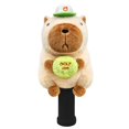 thumbnail image 1 of Cubierta para Cabeza de Palo de Golf Doble Capibara de Peluche Divertido, 1 of 4