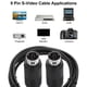 thumbnail image 5 of Cable de video S de Uxcell de 10 pies, con conector macho a macho de 9 pines Mini DIN con revestimiento de oro, 5 of 5