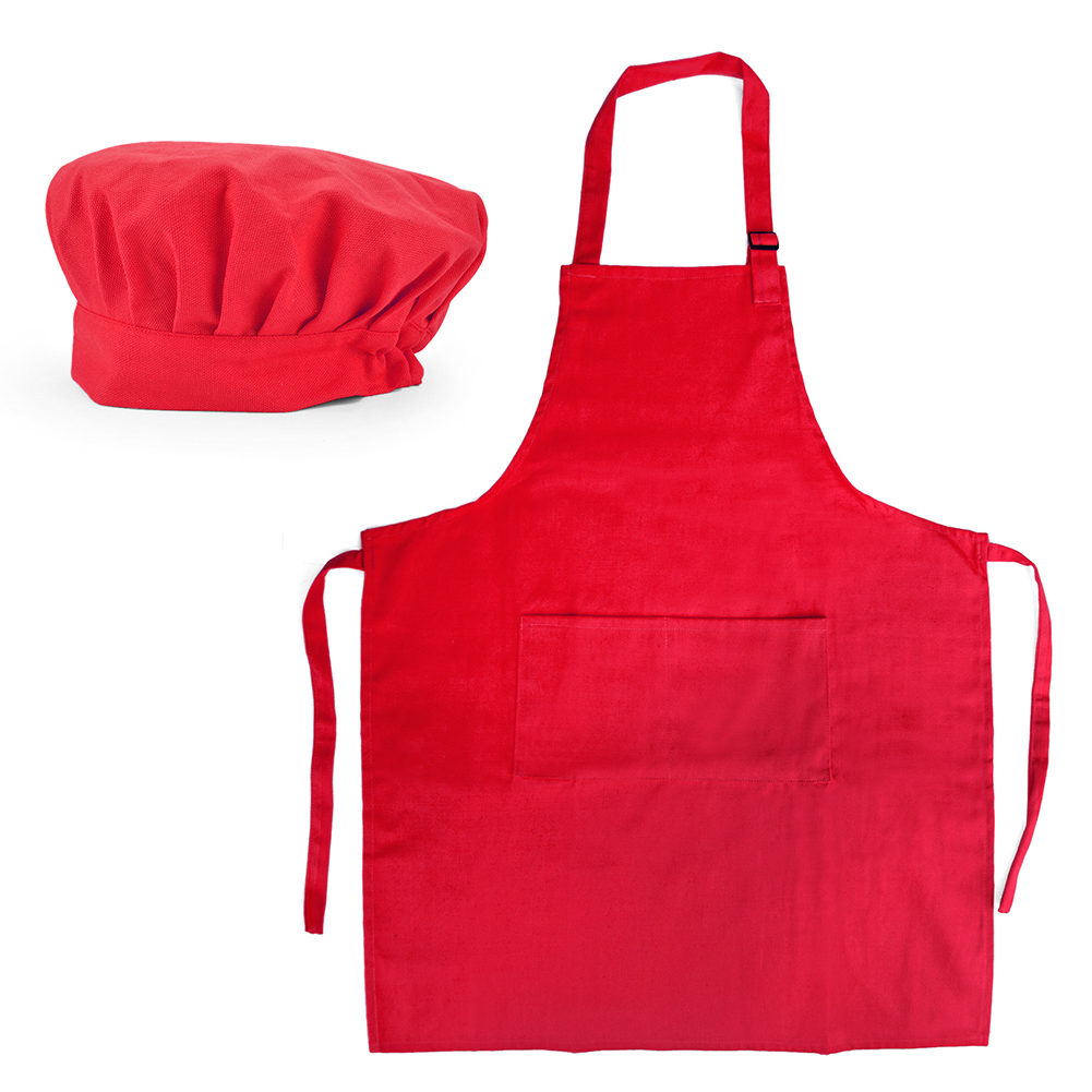 Green /& Red Christmas Dots Child Apron and Adjustable Chef Hat ready to ship