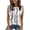 Black, variant on Women's Tropical Graphic Sleeveless Top, Crew Neck Cap Sleeve Casual Summer Blouse Hawaiian Vacation Floral Tank, S-3XL