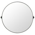 thumbnail image 6 of SAFAVIEH Eldia 36 in. Dia Round Solid Mirror, Black, 6 of 7