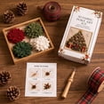 thumbnail image 5 of 3D Christmas Punch Needle Kit Christmas Tree, DIY Fabric Poke Art Craft Set for Adults Beginners, Vintage Holiday Handmade Decoration with Wooden Tool Display Stand Frame, 5 of 6